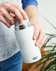 Stay-Chill Slim Can Cooler in Pearl White by HOST