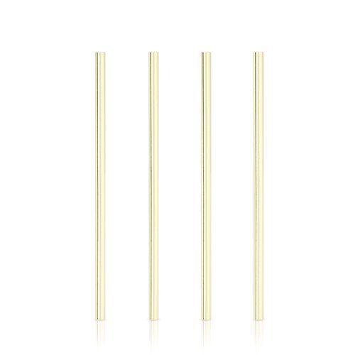 WIDE GOLD COCKTAIL STRAWS BY VISKI