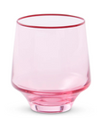 ROSE WITH A TWIST TUMBLER GLASS 2P SET