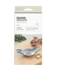 GRAND DESIGNS KITCHEN GRATE & CRUSH - 2 IN 1 GARLIC CRUSHER GREY/SILVER