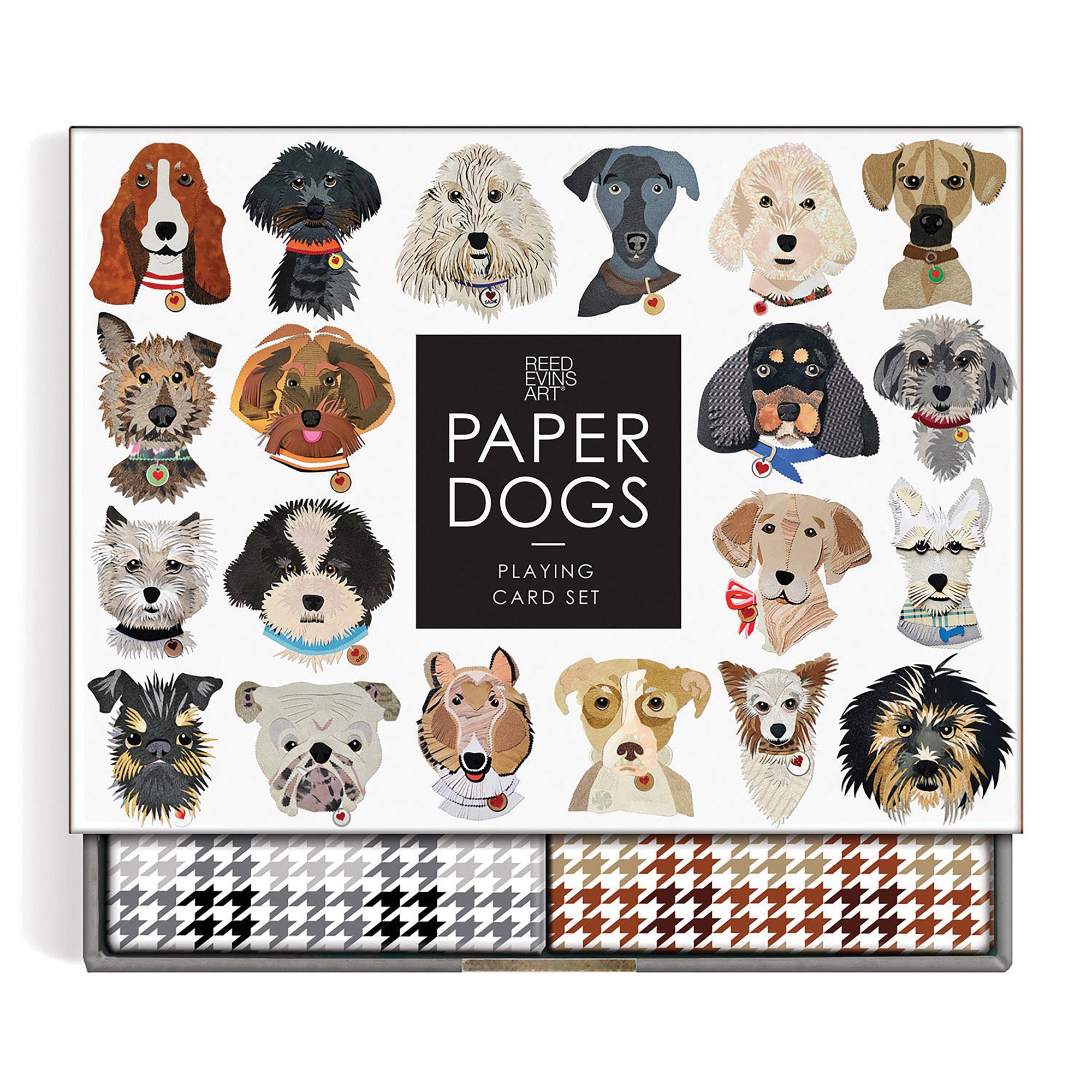 Paper Dogs Playing Card Set Multi-Coloured