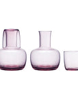 Water Carafe & Tumbler Bulb Set - Plum