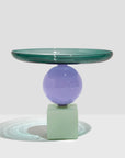 GEO CAKE STAND - TEAL