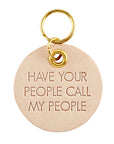 Leather Pet Tag - Call My People