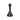 BASTILLE GLASS BOTTLE NAVY BLUE SML