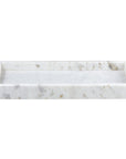 Rectangle Marble Tray - White