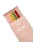 Reusable Glass Smoothie Straws - Multi-colour