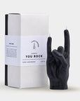 YOU ROCK CANDLE HAND - RANGE OF COLOURS