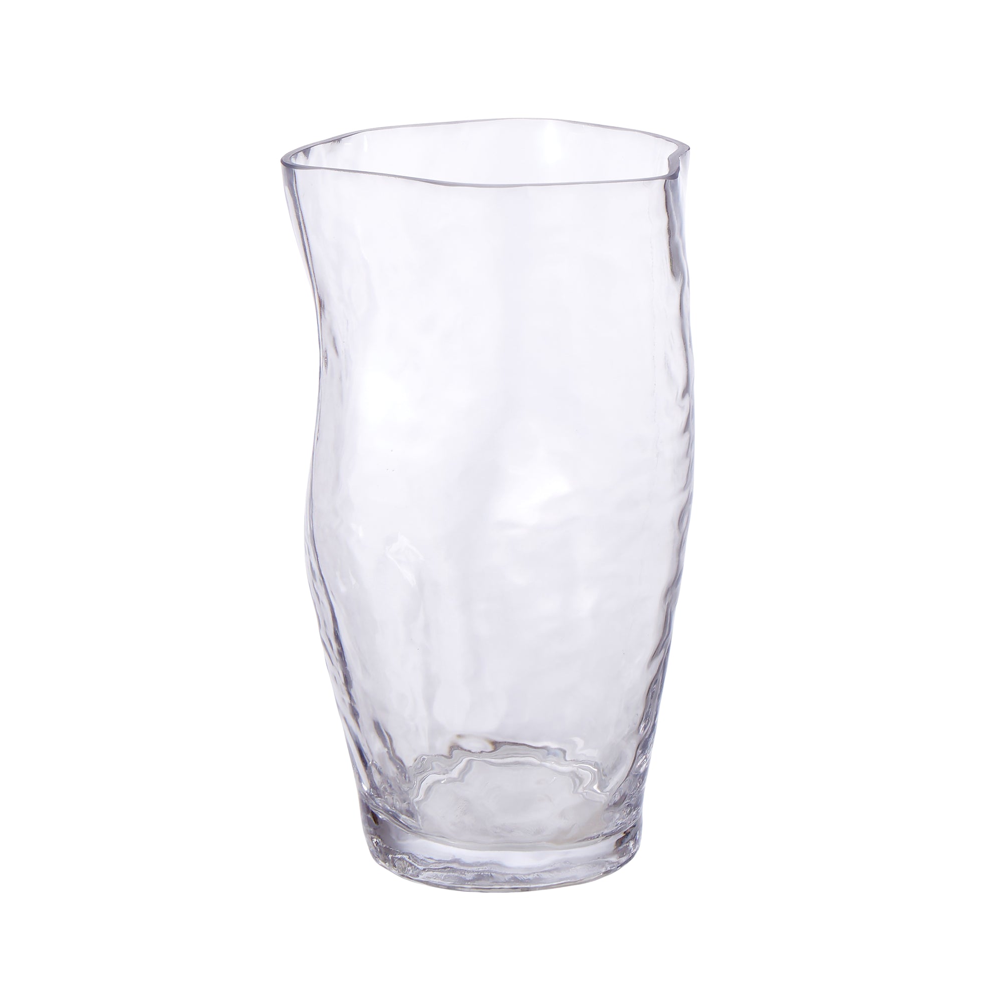 Amalfi Organic Clear Glass Vase Clear