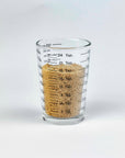 DAVIS & WADDELL GLASS MEASURING CUP CLEAR