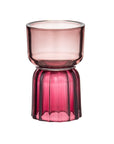 Amalfi Palais Candle Holder Crimson/Pink