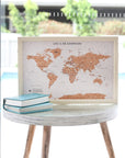 Travel Board Small World Map